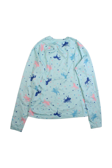 A Multicolour Long Sleeve Tops from Lands' End in size 6T for girl. (Back View)