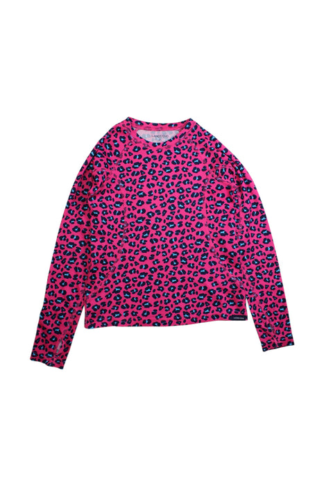 A Pink Long Sleeve Tops from Lands' End in size 6T for girl. (Front View)
