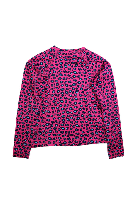 A Pink Long Sleeve Tops from Lands' End in size 6T for girl. (Back View)