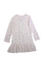 A Peach Long Sleeve Dresses from Petit Bateau in size 6T for girl. (Back View)
