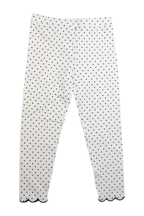 A White Leggings from Crewcuts in size 8Y for girl. (Front View)