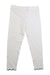 A White Leggings from Crewcuts in size 8Y for girl. (Front View)