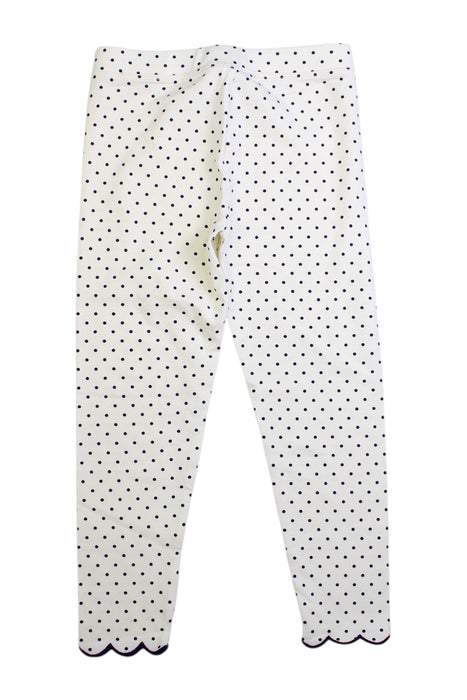 A White Leggings from Crewcuts in size 8Y for girl. (Back View)