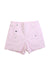 A Pink Shorts from Jacadi in size 6T for girl. (Front View)