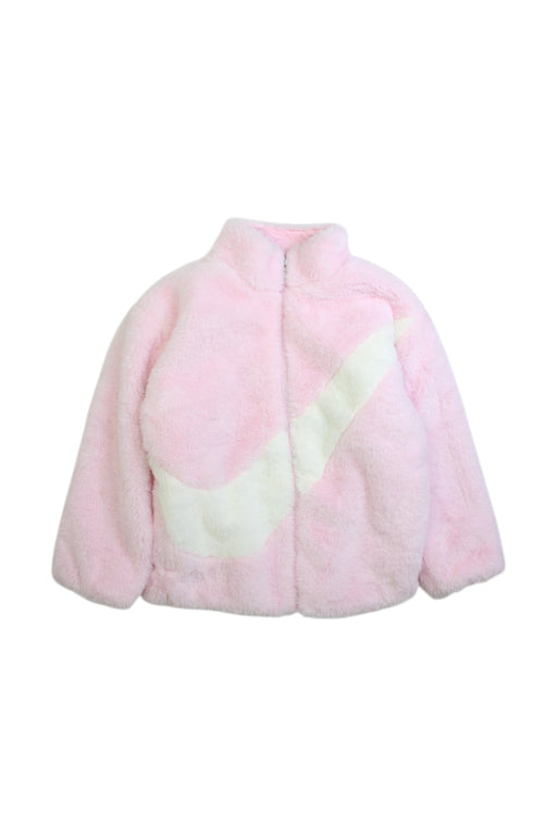 A Pink Puffer/Quilted Coats & Outerwear from Nike in size 6T for girl. (Front View)