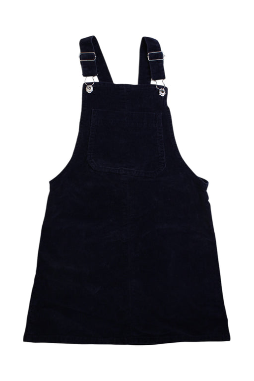 A Black Overall Dresses from Seed in size 10Y for girl. (Front View)