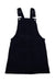 A Black Overall Dresses from Seed in size 10Y for girl. (Front View)