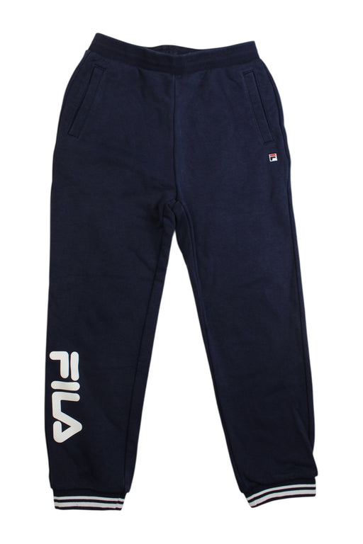A Navy Sweatpants from Fila in size 7Y for boy. (Front View)
