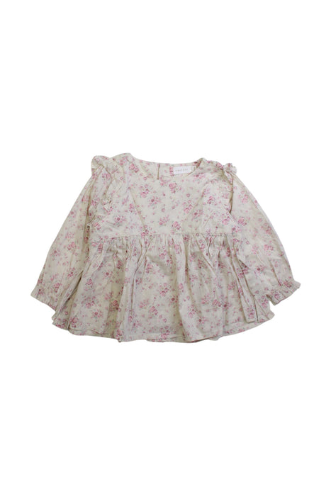 A Ivory Long Sleeve Tops from Jamie Kay in size 6-12M for girl. (Front View)