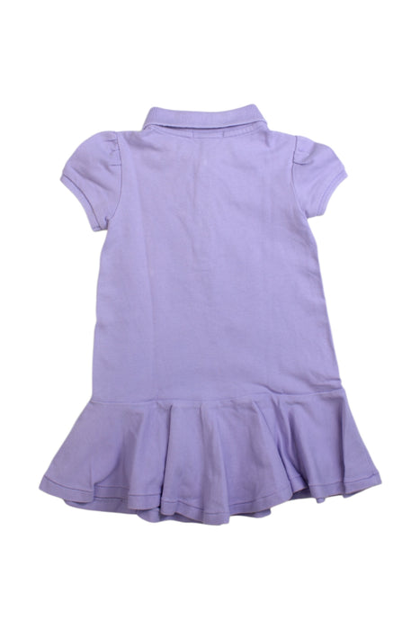 A Purple Short Sleeve Dresses from Ralph Lauren in size 6-12M for girl. (Back View)