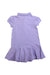 A Purple Short Sleeve Dresses from Ralph Lauren in size 6-12M for girl. (Back View)