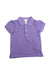 A Purple Short Sleeve Polos from Ralph Lauren in size 12-18M for girl. (Front View)