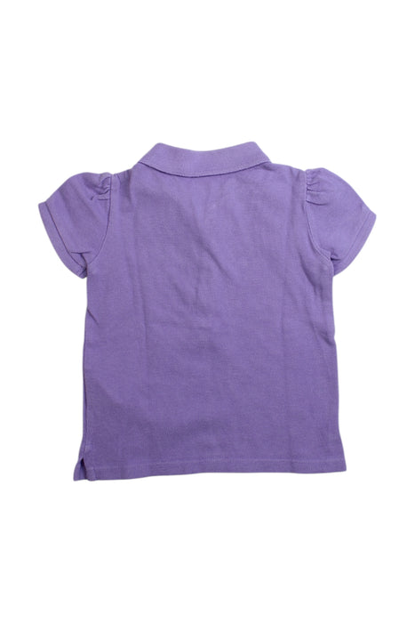 A Purple Short Sleeve Polos from Ralph Lauren in size 12-18M for girl. (Back View)