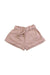 A Peach Shorts from Dannie and Lilou in size 12-18M for girl. (Front View)