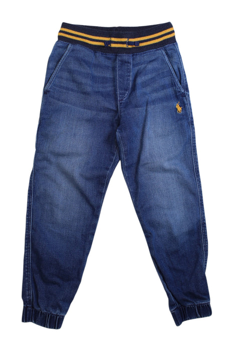 A Blue Jeans from Polo Ralph Lauren in size 7Y for boy. (Front View)