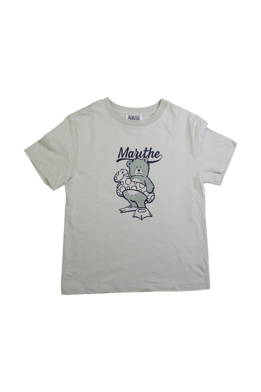 A White Short Sleeve T Shirts from Marithé & Francois Girbaud in size 8Y for boy. (Front View)