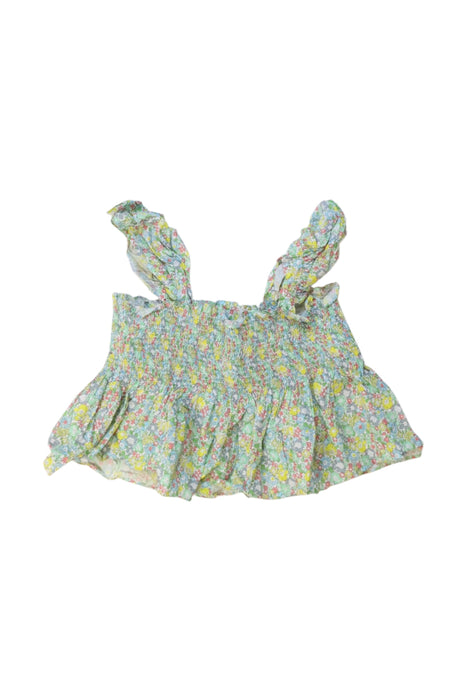 A Multicolour Sleeveless Tops from Nanos in size 10Y for girl. (Front View)