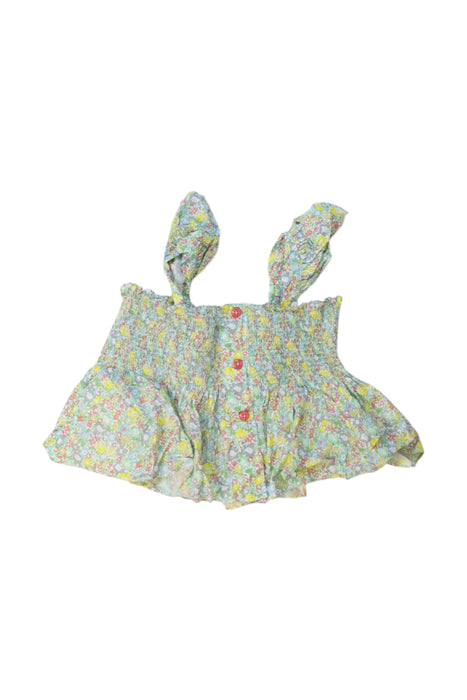 A Multicolour Sleeveless Tops from Nanos in size 10Y for girl. (Back View)