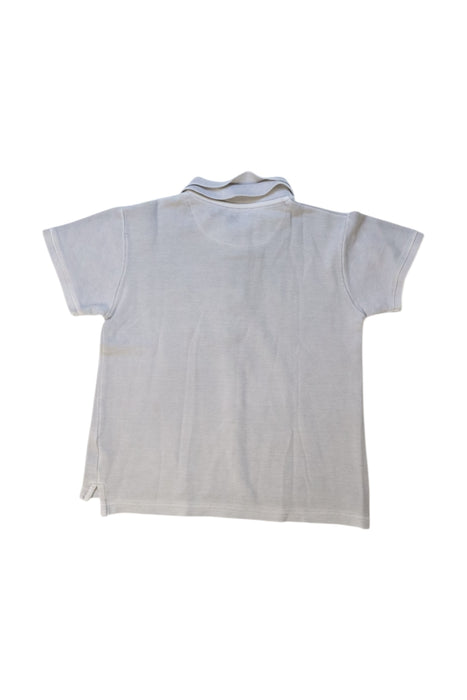 A White Short Sleeve Polos from Château de Sable in size 8Y for neutral. (Back View)