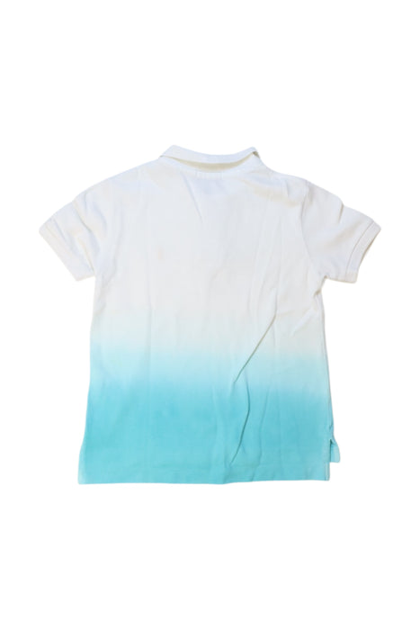 A White Short Sleeve Polos from Polo Ralph Lauren in size 5T for boy. (Back View)