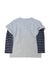 A Grey Long Sleeve T Shirts from Chickeeduck in size 5T for neutral. (Back View)