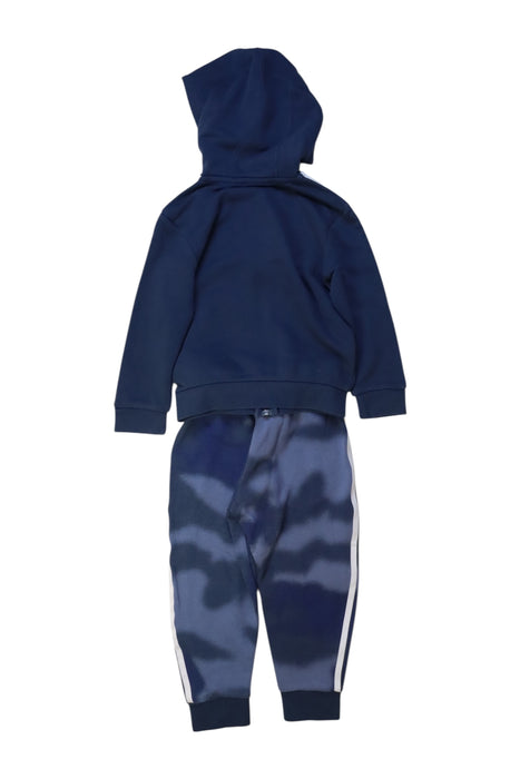 A Navy Pants Sets from Adidas in size 3T for neutral. (Back View)