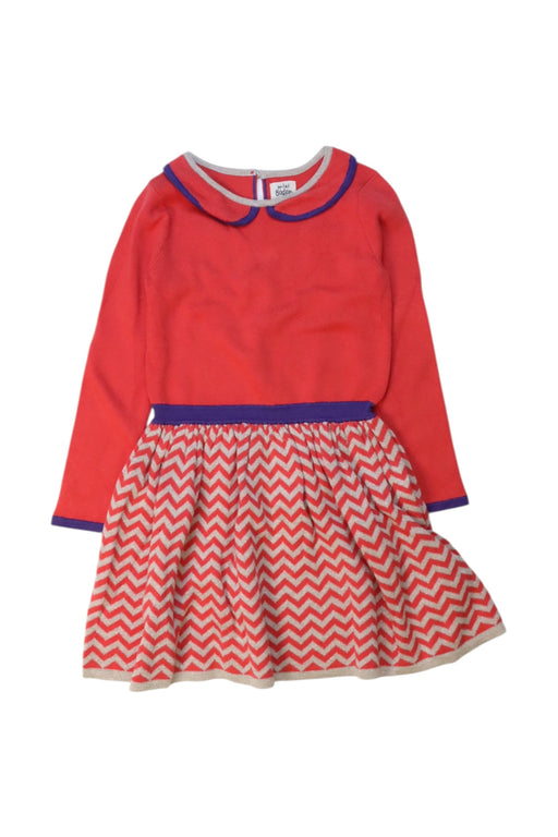 A Red Long Sleeve Dresses from Boden in size 3T for girl. (Front View)
