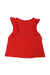 A Red Sleeveless Tops from Tommy Hilfiger in size 4T for girl. (Back View)