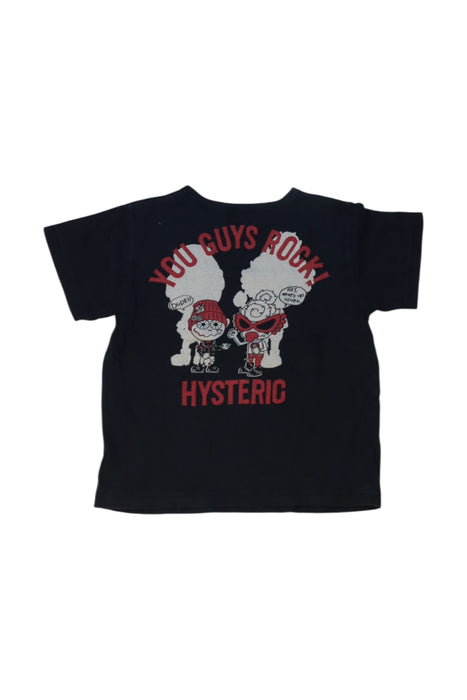 A Black Short Sleeve T Shirts from Hysteric Mini in size 2T for neutral. (Back View)