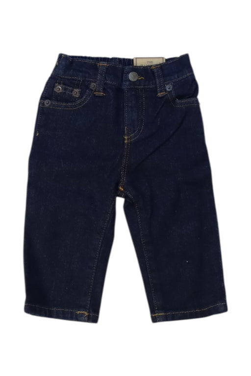 A Navy Jeans from Polo Ralph Lauren in size 6-12M for neutral. (Front View)