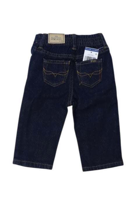 A Navy Jeans from Polo Ralph Lauren in size 6-12M for neutral. (Back View)