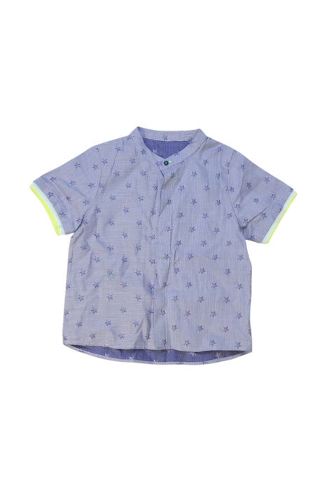 A Blue Short Sleeve Shirts from Dior in size 2T for boy. (Front View)