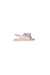 A Pink Sandals from Mini Melissa in size 3T for girl. (Back View)