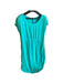 A Teal Short Sleeve Dresses from Seraphine in size XS for maternity. (Front View)