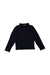 A Black Long Sleeve Polos from Galeries Lafayette in size 5T for boy. (Front View)