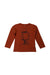 A Orange Long Sleeve T Shirts from Arsène et les pipelettes in size 5T for boy. (Front View)