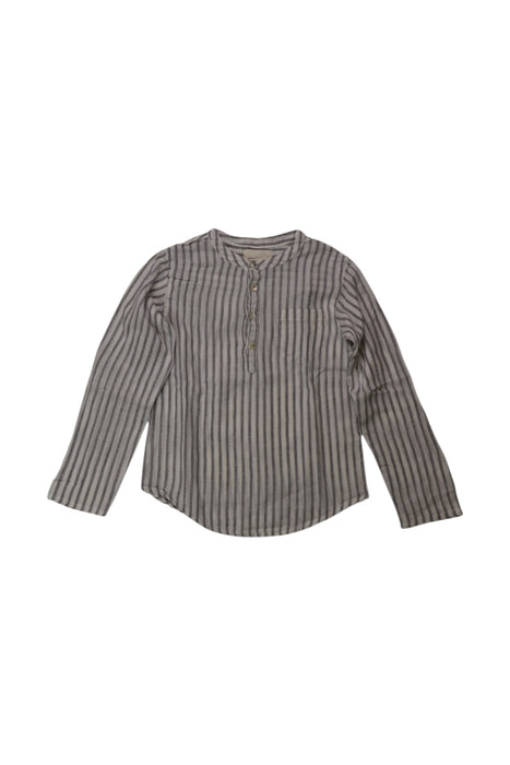 A Grey Long Sleeve Shirts from Arsène et les pipelettes in size 5T for boy. (Front View)