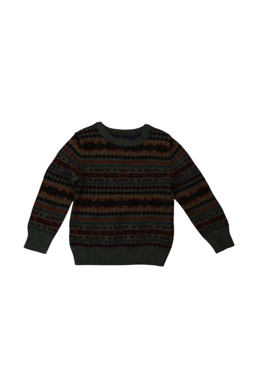 A Multicolour Knit Sweaters from Polo Ralph Lauren in size 5T for boy. (Front View)
