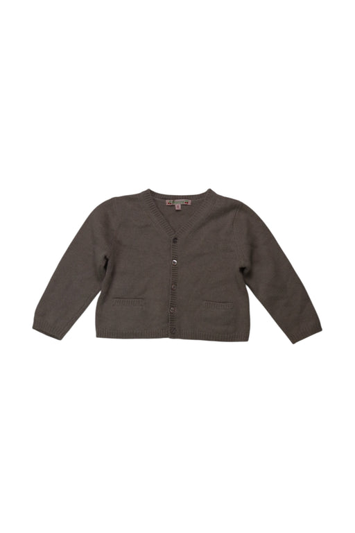 A Brown Cardigans from Bonpoint in size 2T for neutral. (Front View)