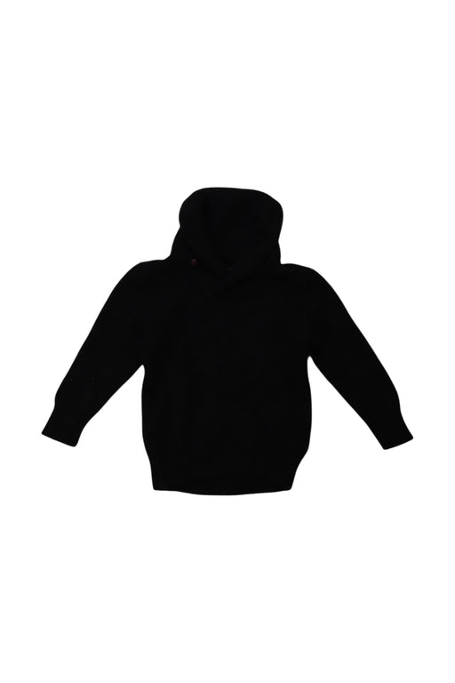 A Black Hooded Sweatshirts from Polo Ralph Lauren in size 2T for boy. (Front View)
