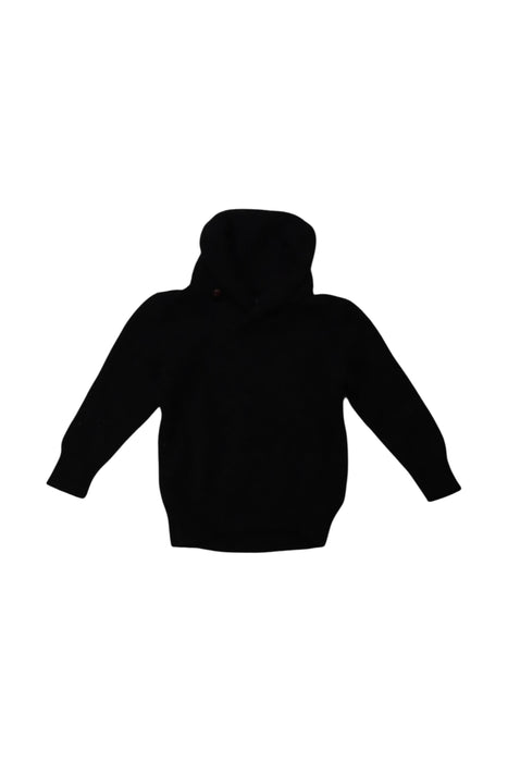 A Black Hooded Sweatshirts from Polo Ralph Lauren in size 2T for boy. (Front View)