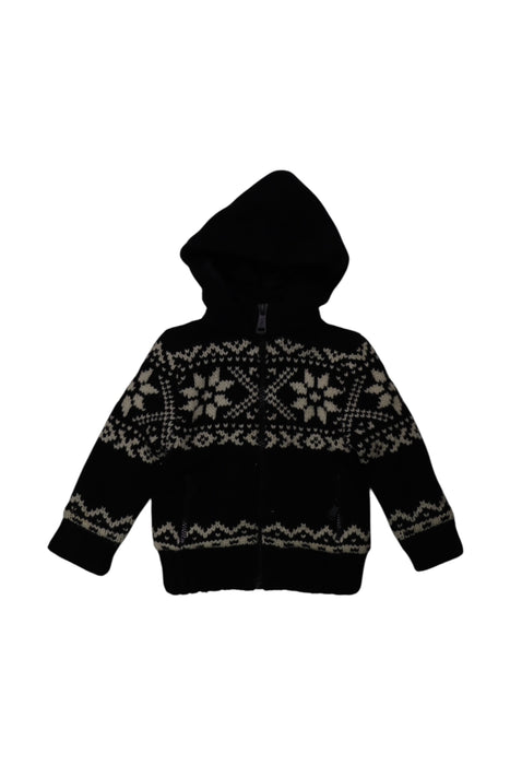 A Black Hooded Sweatshirts from Polo Ralph Lauren in size 6-12M for boy. (Front View)