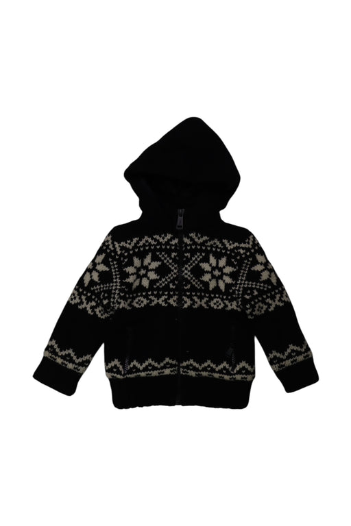 A Black Hooded Sweatshirts from Polo Ralph Lauren in size 6-12M for boy. (Front View)