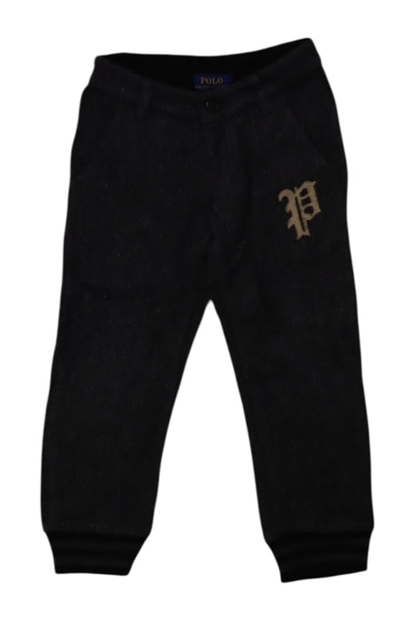 A Black Casual Pants from Polo Ralph Lauren in size 2T for boy. (Front View)