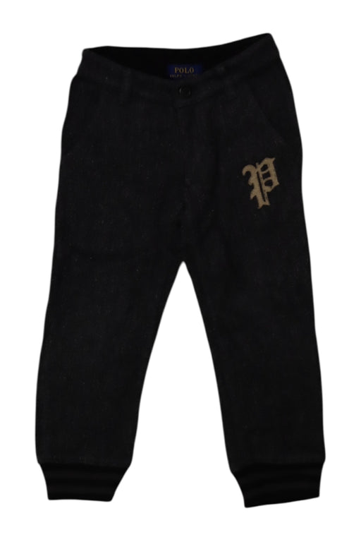 A Black Casual Pants from Polo Ralph Lauren in size 2T for boy. (Front View)