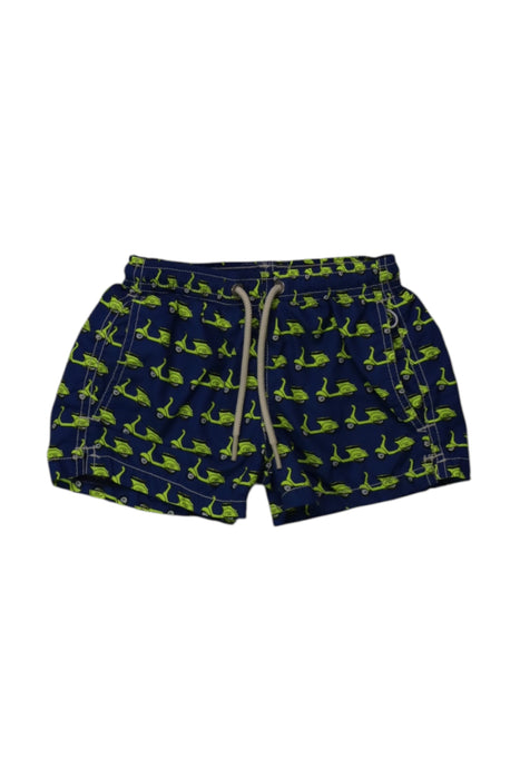 A Navy Swim Shorts from MC2 Saint Barth in size 4T for girl. (Front View)