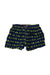 A Navy Swim Shorts from MC2 Saint Barth in size 4T for girl. (Back View)