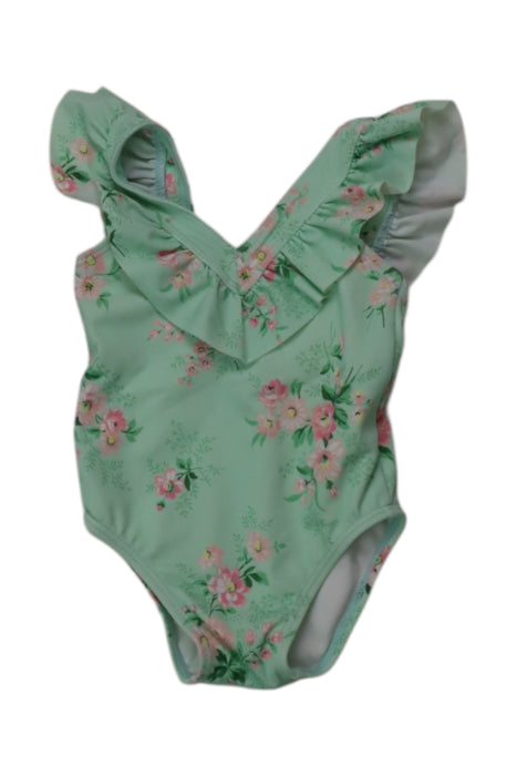 A Green Swimsuits from Janie & Jack in size 6-12M for girl. (Front View)