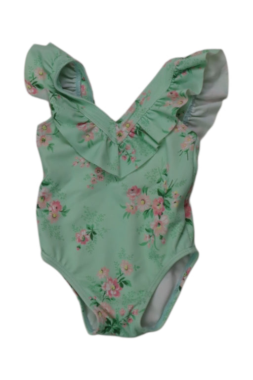 A Green Swimsuits from Janie & Jack in size 6-12M for girl. (Front View)
