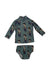 A Blue Swim Sets from Soft Gallery in size 12-18M for boy. (Front View)